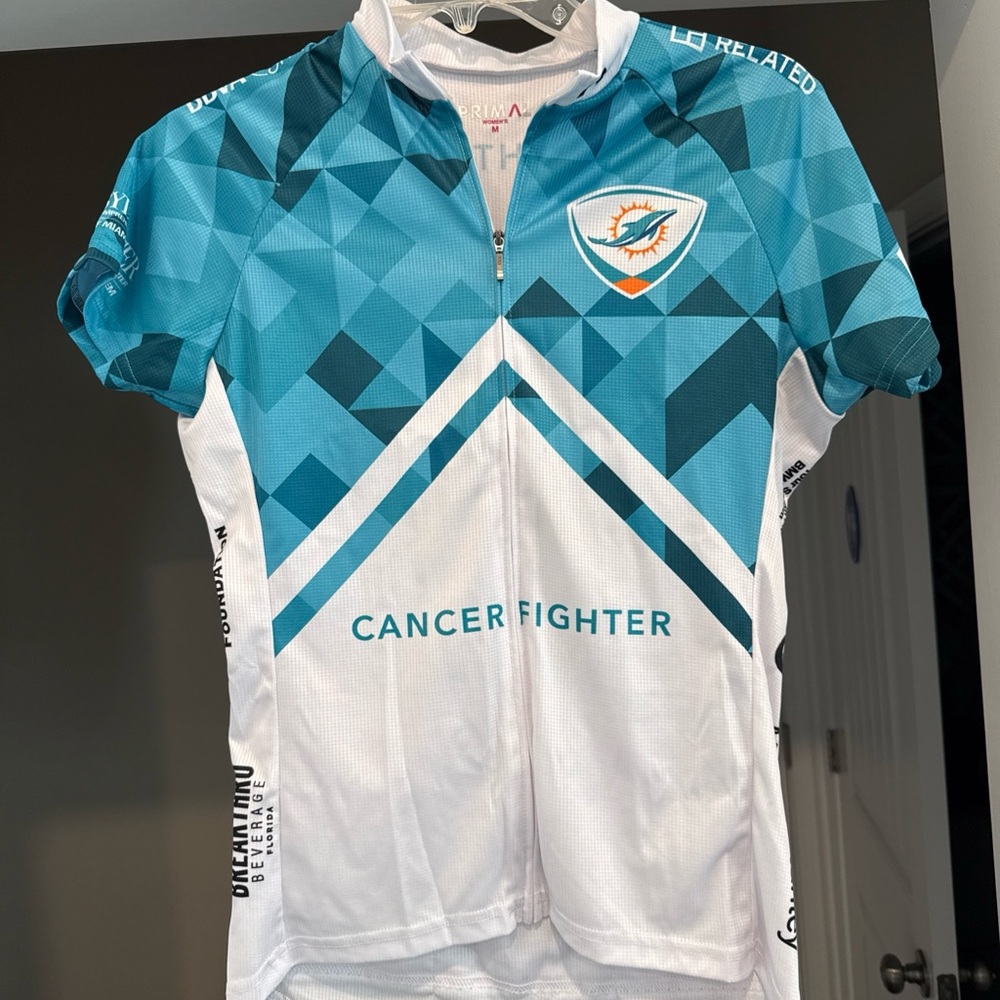 DCC VII 2017 Dolphins Cancer Challenge Cycling Jersey Medium